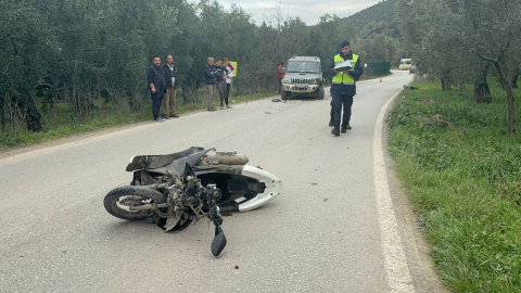 Bursa’da motosiklet cipe çarptı