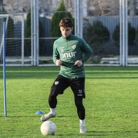 Bursaspor günü çift idmanla tamamladı