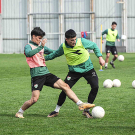 Bursaspor taktik antrenman yaptı