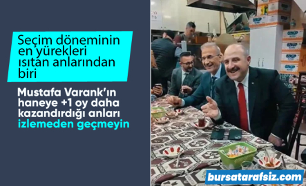 Mustafa Varank ile vatandaş arasındaki hoş sohbet yürekleri ısıttı