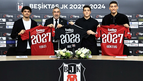 Beşiktaş'tan genç futbolculara yeni mukavele