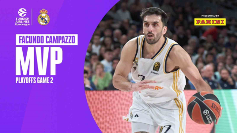 THY Euroleague’de play-off 2. maçların MVP’si Facundo Campazzo