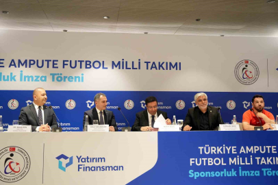 Yatırım Finansman, Ampute Futbol Milli Takımı’na sponsor oldu