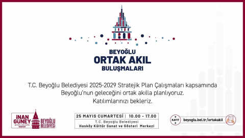 Beyoğlu halkı geleceğini birlikte inşa etmek için toplanıyor