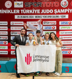 Minikler Türkiye Judo Şampiyonası’nda Ümraniye rüzgarı esti