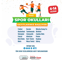 Esenyurt’ta Yaz Spor Okulları’nın kayıtları başlayacak