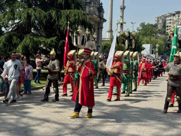 Dolmabahçe Sarayı’nda mehteran coşkusu