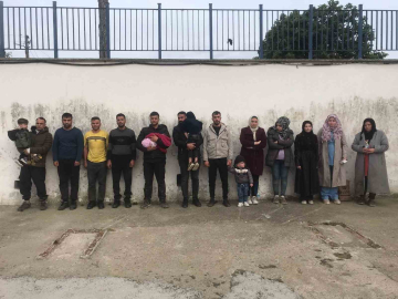 Edirne’de 16 düzensiz kaçak göçmen yakalandı