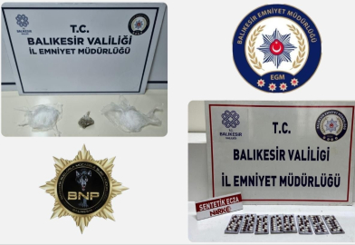 Balıkesir’de uyuşturucu operasyonu