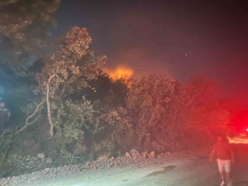 Ayvacık’ta orman yangını: 1 köy boşaltıldı