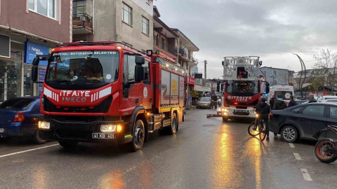 Bacadan yükselen dumanlar itfaiyeyi harekete geçirdi