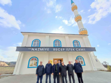 Keşan’da hayırseverlerin yaptırdığı cami ibadete açıldı