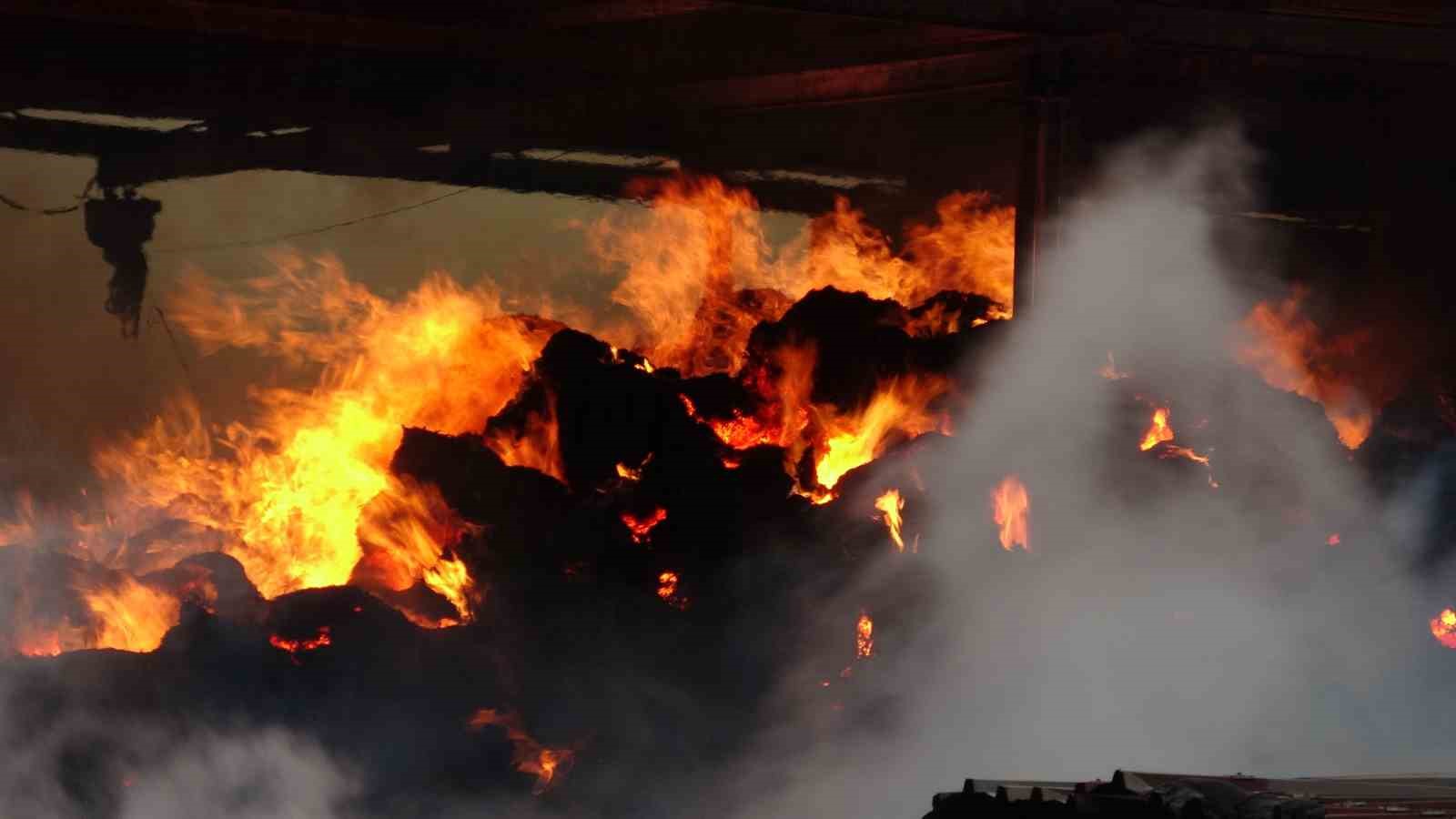 canakkalede dama yildirim dusmesi sonucu 2 bin balya saman yandi 29 buyukbas hayvan yanmaktan LgTkcZqm