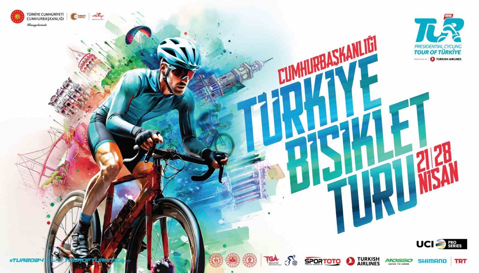 59 cumhurbaskanligi turkiye bisiklet turunda 8 gun 8 etapta 25 takim mucadele edecek 5 YczgUmm7
