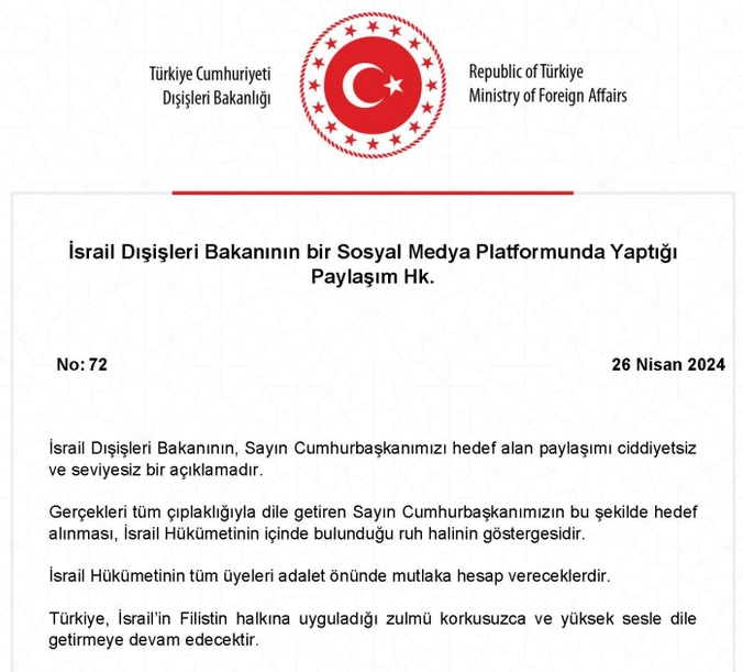 israilli bakan erdogani hedef aldi disislerinden tepki 1 V9f8hagc
